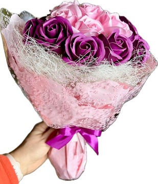 Прекрасный букет мыльных роз Мыльные цветы для мамы на День матери