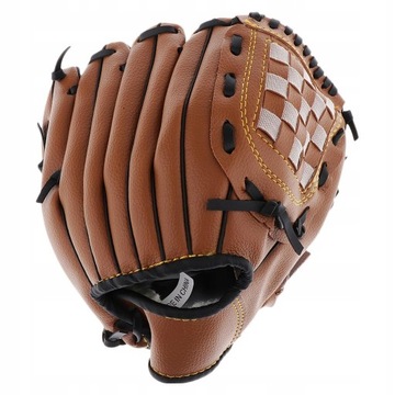 Коричневые бейсбольные перчатки для софтбола ручной работы