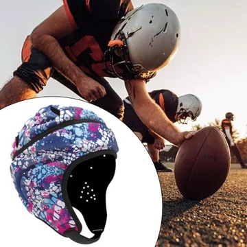 Kask do rugby, kask piłkarski, miękka wyściółka, dla mężczyzn i kobiet, styl E