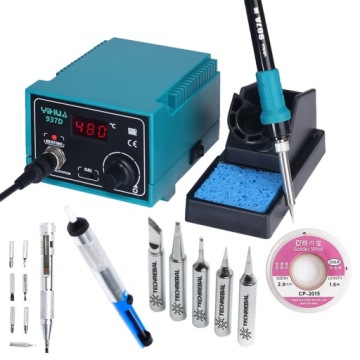 ПАЯЛЬНАЯ СТАНЦИЯ YIHUA 937D + ПАЯЛЬНЫЕ НАКОНЕЧНИКИ ЭКСТРАКТОР ОЛОВА