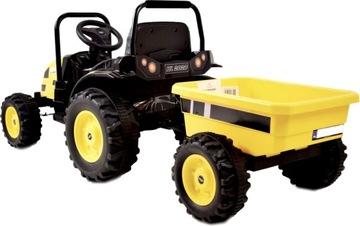TRAKTOR ELEKTRYCZNY DLA DZIECI Z PRZYCZEPĄ 2 SILNIKI 45W