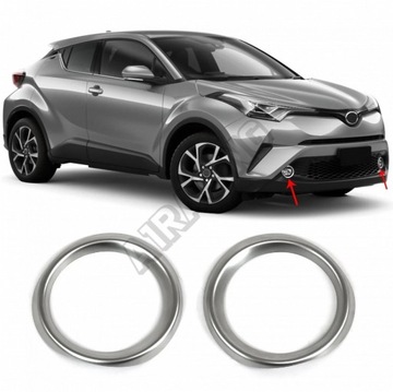 CHROM KRYTY MLHOVKOVÉ TOYOTA C-HR 2016-21