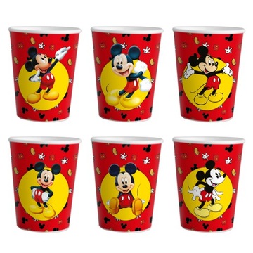 KUBKI PAPIEROWE MYSZKA MICKEY MIKI NA IMPREZĘ