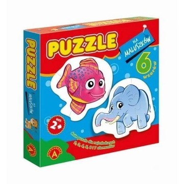 PUZZLE DLA MALUSZKÓW RYBKA SŁONIK ALEXANDER