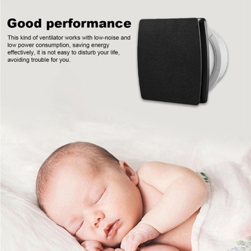 Вытяжной вентилятор для ванной комнаты Водонепроницаемый настенный вентилятор