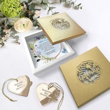 Благодарственные письма крестным родителям к первому причастию, 2 шт.