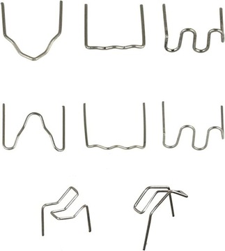 СКОБЫ ДЛЯ ПЛАСТИКА СВАРОЧНЫЙ СКОБ 8 ВИДОВ 800 ШТ.