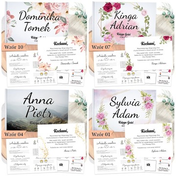 СВАДЕБНАЯ ГОСТЕВАЯ КНИГА ТВЕРДЫЙ ПЕРЕПЕТ + КАЧЕСТВО