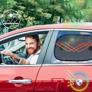 2x автомобильные шторы, солнцезащитные чехлы