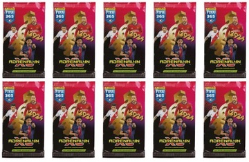 PANINI FIFA 365 ADRENALYN XL 2024 SASZETKA Z KARTAMI - KARTY PIŁKARSKIE x10