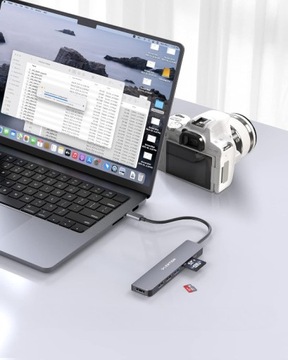 USB C Hub Док-станция PD 100 Вт 4K HDMI SD/TF-ридер USB 3.0 Thunderbolt