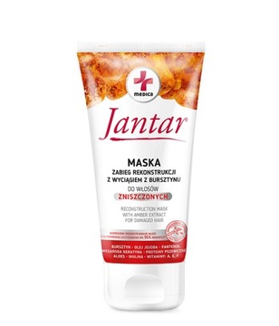 JANTAR MEDICA Maska - do włosów zniszczonych 200ml