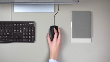 Проводная мышь LOGITECH M90 USB с разрешением 1000 точек на дюйм