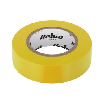 Taśma izolacyjna klejąca 19 mm x 10 żółta