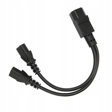 IEC320 C14 do 2 X C13 żeńskie Y Splitter przewody