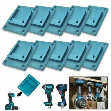 UCHWYT ŚCIANIE DO BOSCH BATERIE 18V I PODSTAWY NARZĘDZIA MAKITA 10 SZTUK