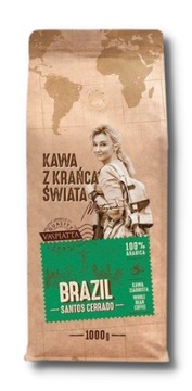 Kawa VASPIATTA z KRAŃCA ŚWIATA BRAZIL Arabika 1kg