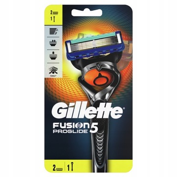 GILLETTE PROGLIDE MASZYNKA DO GOLENIA + 2 WKŁADY - ORYGINAŁ OD DYTRYBUTORA