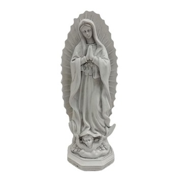 Figurka Matki Boskiej z żywicy biała