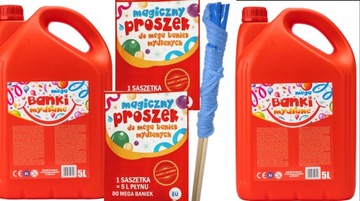 10l płynu + 2 saszetki i kijek niebieski gigant