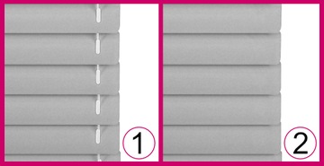 Żaluzje Aluminiowe NA WYMIAR CLICKY Loft 25 mm 70x160