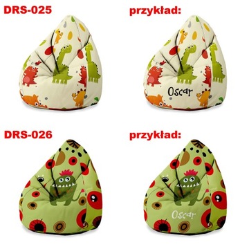 Пуф для девочки и ребенка Персонализация Сумка Sako XXL Подарок на день рождения