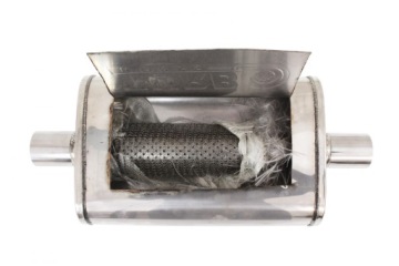 Средний глушитель 51мм TurboWorks LT 409SS 355мм TUNING SPORT