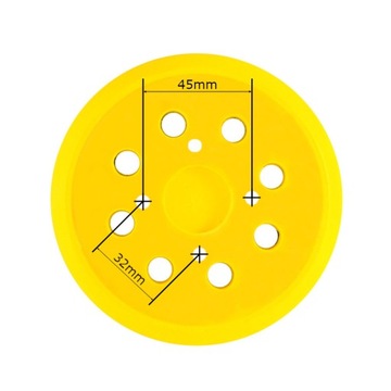 ПЛАСТИНА, ДИСК ДЛЯ ЭКСЦЕНТРИКО-ШЛИФОВАЛЬНОЙ МАШИНЫ, VELCRO 125
