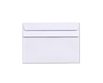 Офисные конверты C6, самоклеящиеся, белые, 100 шт.