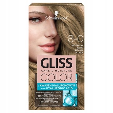 GLISS COLOR FARBA DO WŁOSÓW 8-0 NATURALNY BLOND