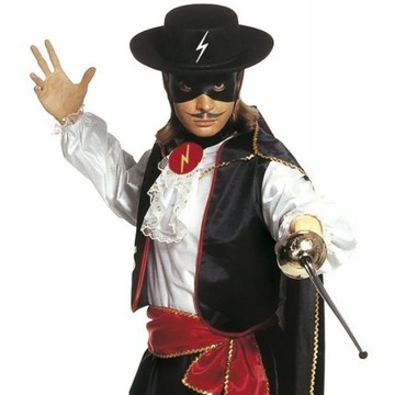 SZPADA MUSZKIETERA ZORRO DŁUGA FLORET PLASTIKOWA