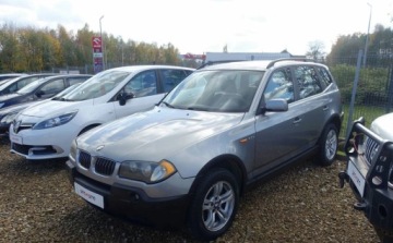 BMW X3 E83 3.0 d 204KM 2004 BMW X3 3.0d 204KM 4x4 Skora Navi Automat uszkodzona skrzynia 3.0 Diesel