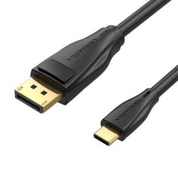 КАБЕЛЬ-АДАПТЕР VENTION CABLE USB-C DISPLAYPORT DP 8K 60HZ THUNDERBOLT 2M