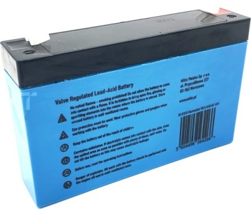 VRLA AGM АККУМУЛЯТОР 6В 10Ач ИГРУШЕЧНАЯ СИГНАЛИЗАЦИЯ ИБП