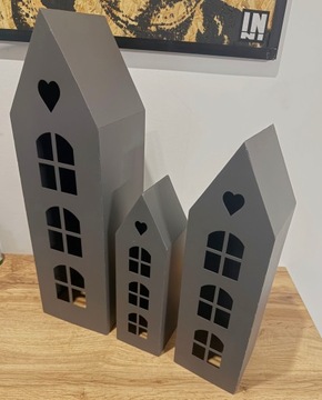 Lampon Lammon Labion Led Garden House для дома 42 см. Стальный антрацитовый фонарь