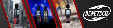 DECYBELOMIERZ SONOMETR MIERNIK POZIOMU NATĘŻENIA DŹWIĘKU BLUETOOTH 30-130dB