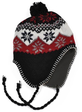 Szaleo Ciepła CZAPKA polar INDIAŃSKA cz1542-15