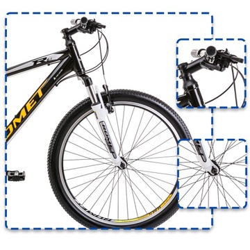 ГОРНЫЙ ВЕЛОСИПЕД MTB ROMET RAMBLER 6.1 26 SHIMANO ALU, БЕСПЛАТНЫЙ НАБОР АКСЕССУАРОВ