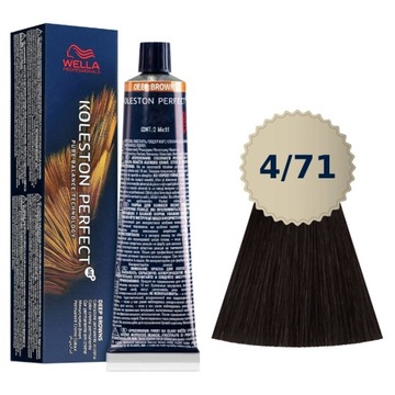 Wella Koleston Perfect Me+ farba 60ml 4/71