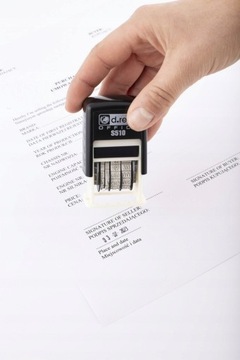 Штамп D.RECT ​​с датой ГАРАНТИЯ КАЧЕСТВА