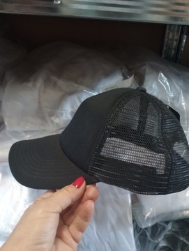 Кепка мужская сетка, ЧЕРНАЯ, качество PROMOSTARS NET