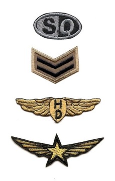 HD SKRZYDŁA kmpl SM naszywka TERMO motor military