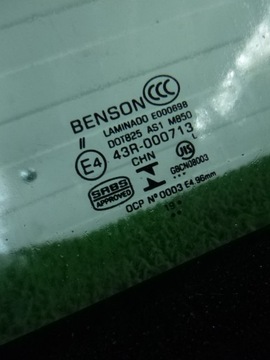 GRAND VITARA I 98-05 SKLO (OKNO) PŘEDNÍ ČELNÍ