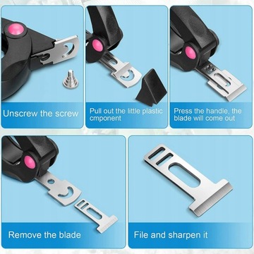 Acrylic Nail Clipper Adjustable Stainless Ste