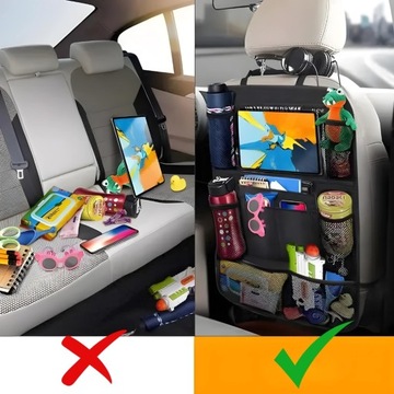 ОРГАНАЙЗЕР НА СПИНКУ АВТОКРЕСЛА ДЛЯ АВТОМОБИЛЯ 10 КАРМАНОВ XXL