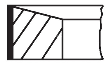 Поршневые кольца набор 021 RS 00129 0N0 MAHLE