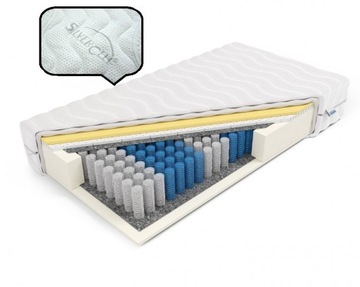 Materac pocket memory lateks Hades 140x200 Sil