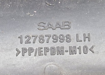 SAAB 93 9-3 02-07 LIŠTA NÁRAZNÍKU PŘEDNÍHO PŘEDNÍ 12787998 LEVÝ