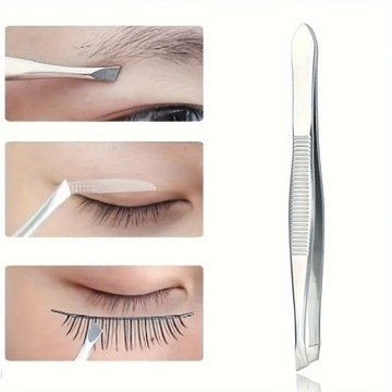 ПРОФЕССИОНАЛЬНЫЙ МЕТАЛЛИЧЕСКИЙ ПИНЦЕТ ДЛЯ РЕСНИЦ ДЛЯ ТОЧНОЙ РЕГУЛИРОВКИ ФОРМЫ БРОВЕЙ