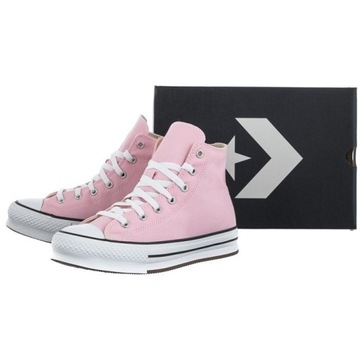 Buty Trampki za Kostkę Converse CTAS Eva Lift Hi A04354C Różowe